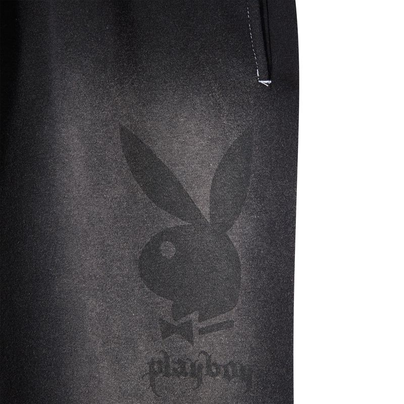 Pantaloni Dama Playboy Airbrush Sweats Gri Inchis | CPLM-31047