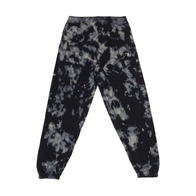 Pantaloni Dama Playboy Bleached Grunge Sweats Negrii Albi | WGPV-13578