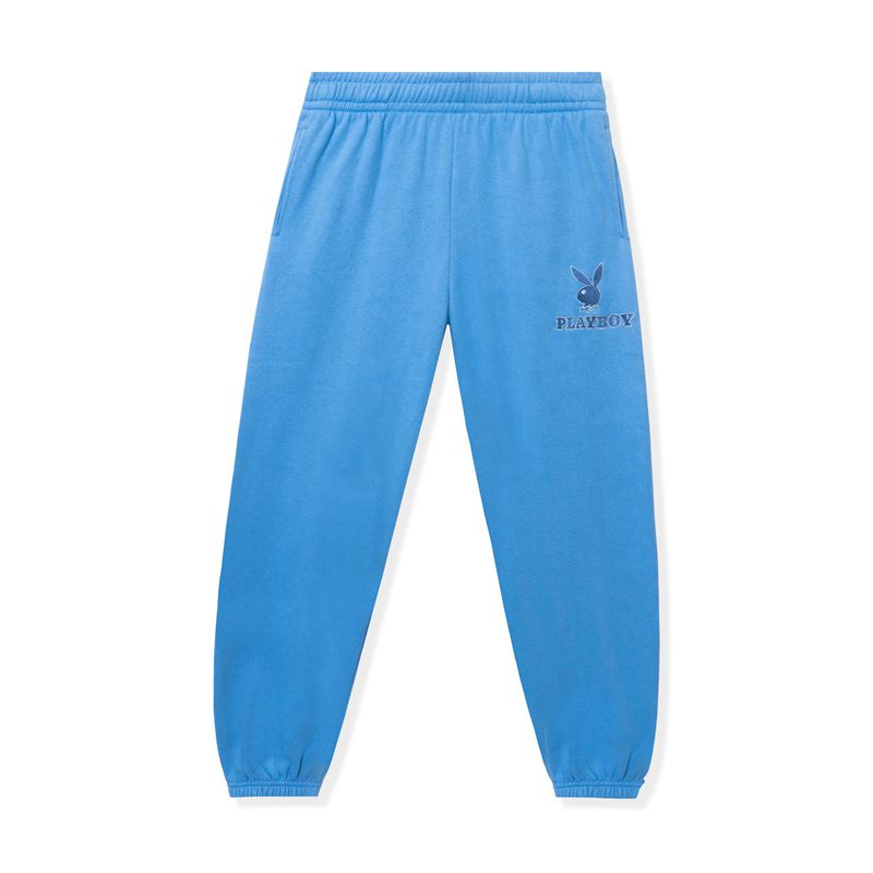 Pantaloni Dama Playboy Clasici Boyfriend Sweats Roz | KUTO-28536