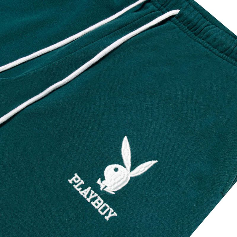 Pantaloni Dama Playboy Graduate Sweats Verzi | RKIO-18439