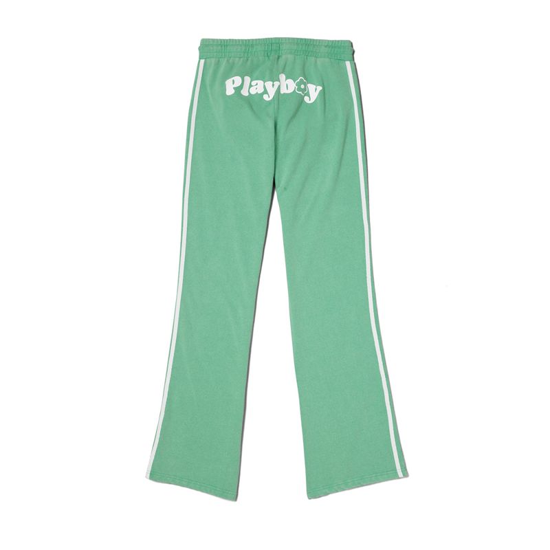 Pantaloni Dama Playboy Green Campfire Flare S Verzi | IMBX-53142