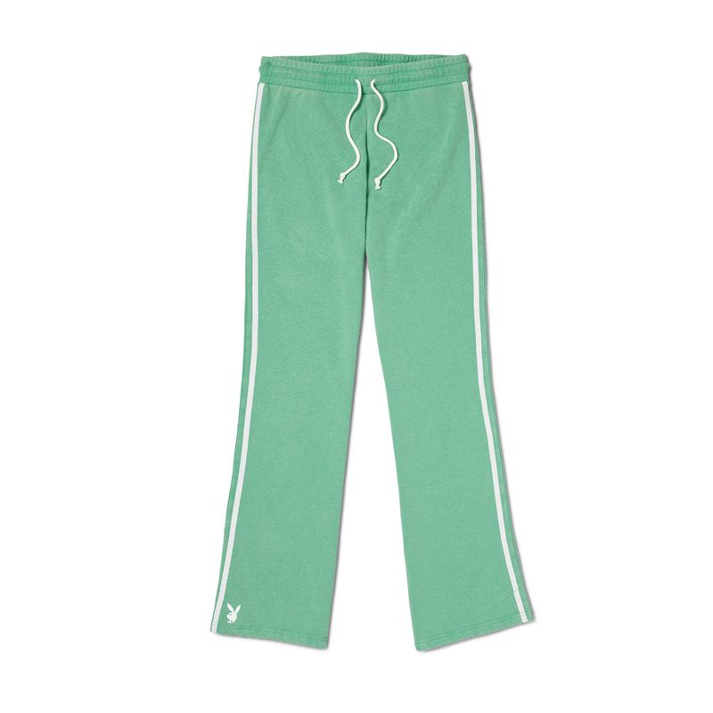 Pantaloni Dama Playboy Green Campfire Flare S Verzi | IMBX-53142