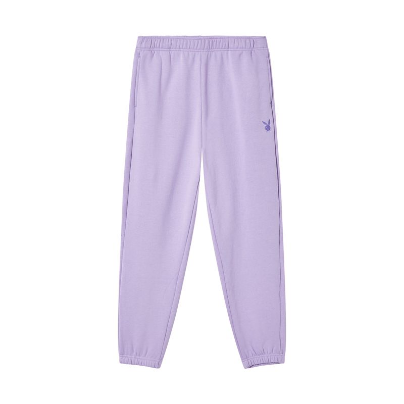 Pantaloni Dama Playboy Purple Masthead Sweat Violet | YIVD-37065