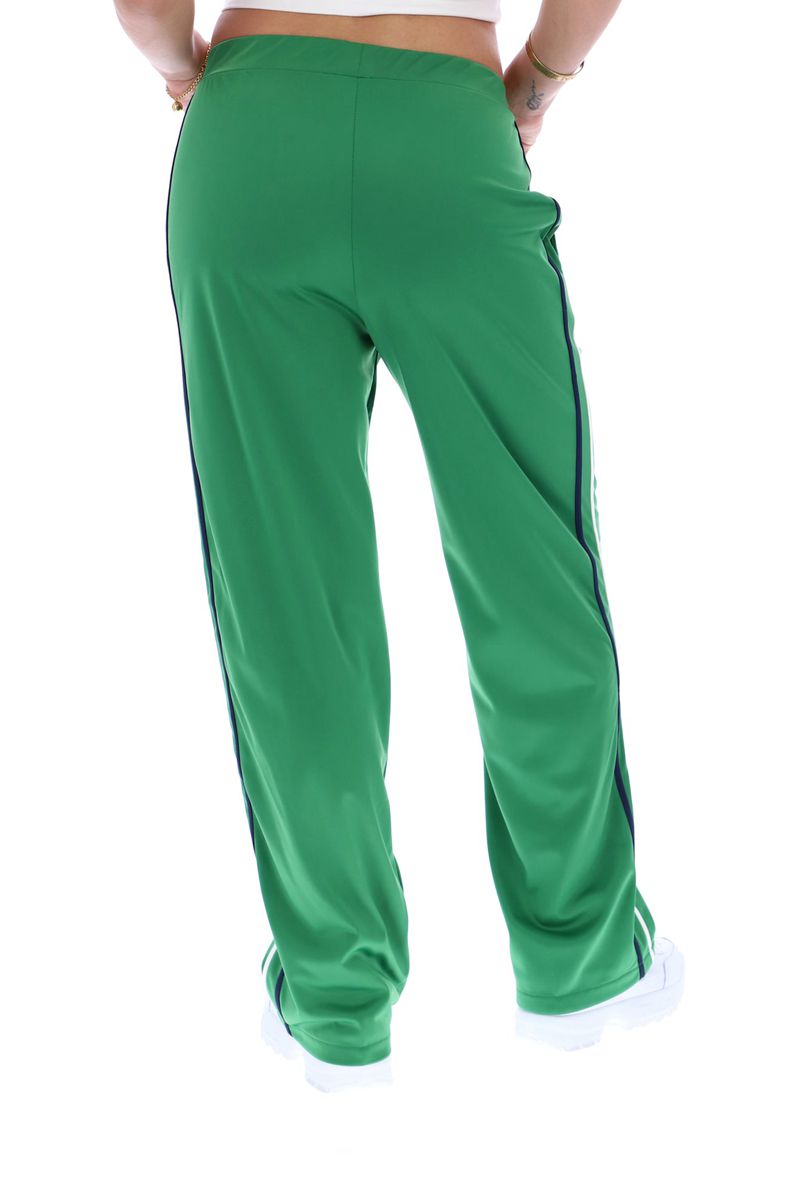 Pantaloni Dama Playboy X Fila Mardi Track Verzi | ZHCS-18356