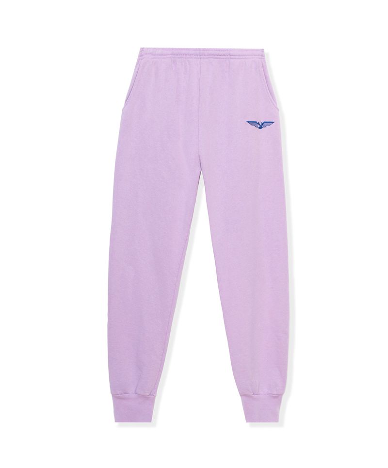 Pantaloni De Trening Barbati Playboy Aviation Wings Jogger Pant Violet | LNIB-47391