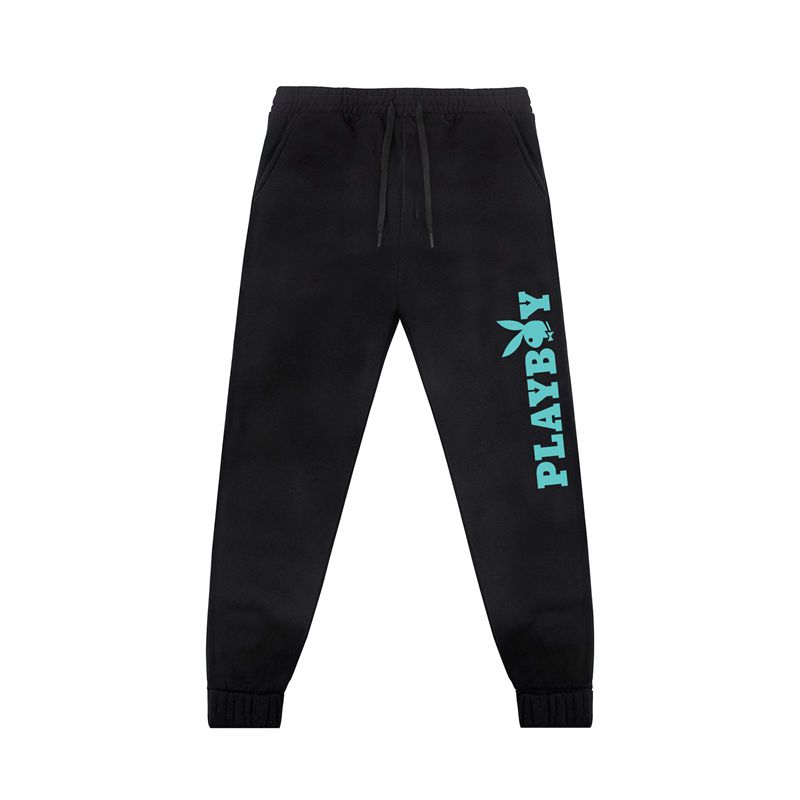 Pantaloni De Trening Barbati Playboy Masthead Negrii Rosii | PYIZ-07149