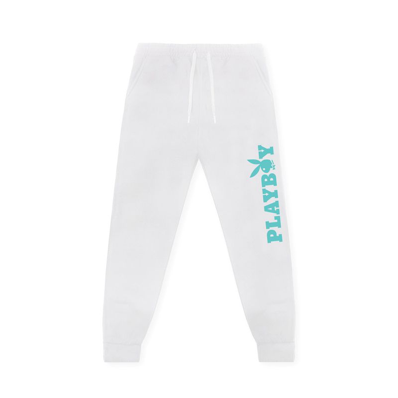 Pantaloni De Trening Barbati Playboy Masthead Negrii Rosii | PYIZ-07149