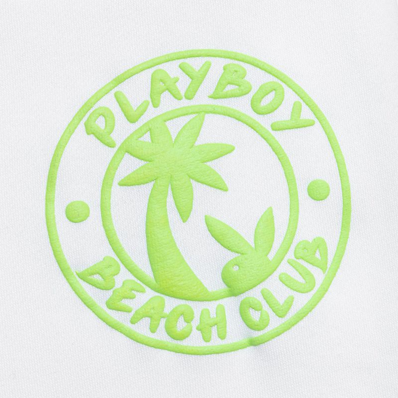 Pantaloni De Trening Barbati Playboy Neon Beach Club Jogger Negrii | FCGD-41865