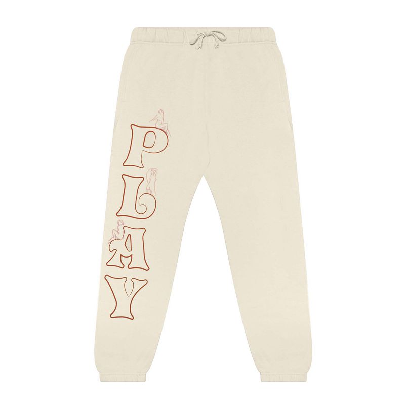 Pantaloni De Trening Barbati Playboy Play Albi | WCYO-69583