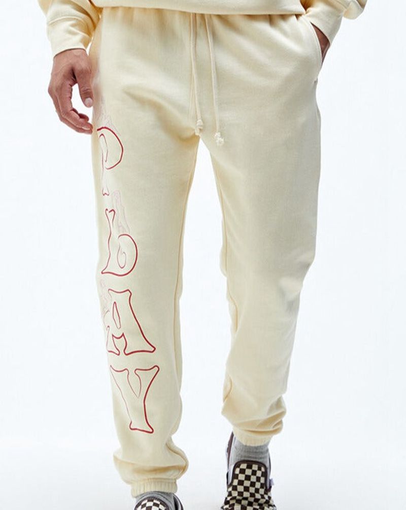 Pantaloni De Trening Barbati Playboy Play Albi | WCYO-69583