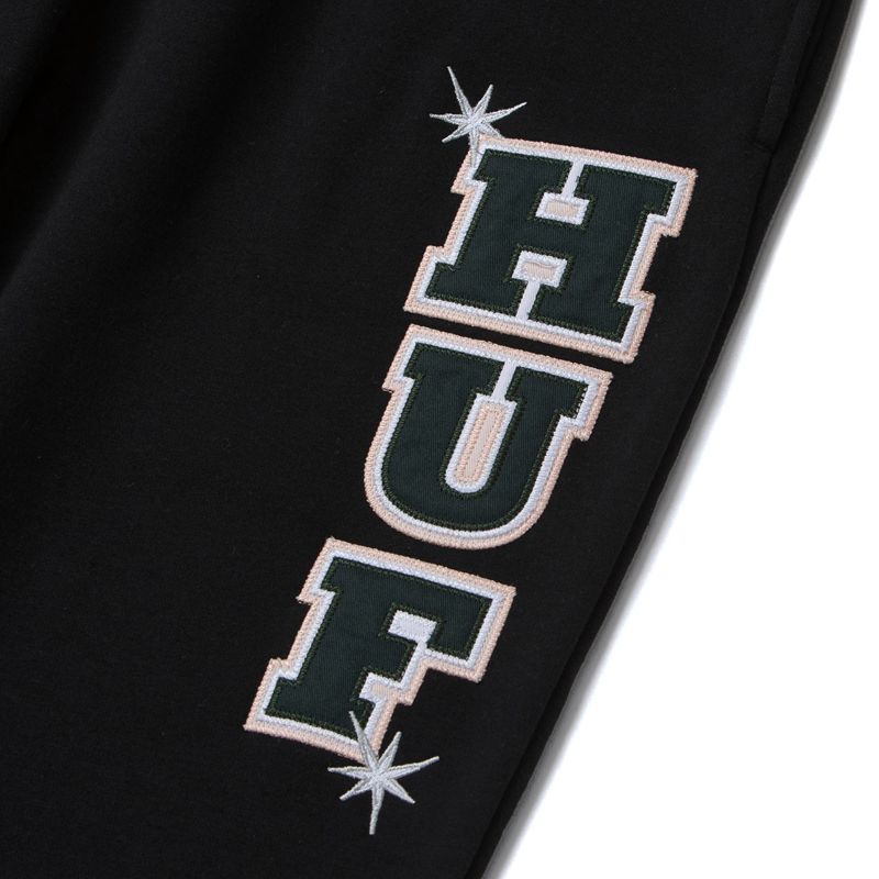 Pantaloni De Trening Barbati Playboy X Huf Rabbit Head Negrii | UCHW-37914