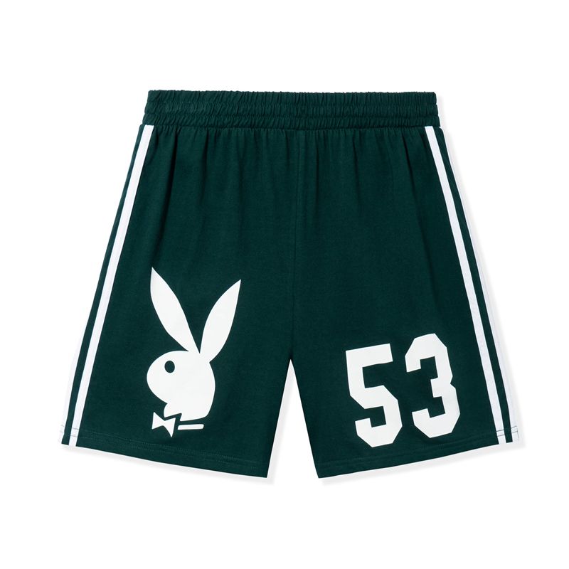 Pantaloni Scurti Barbati Playboy 1953 Sport Negrii Albi | YSDA-43802