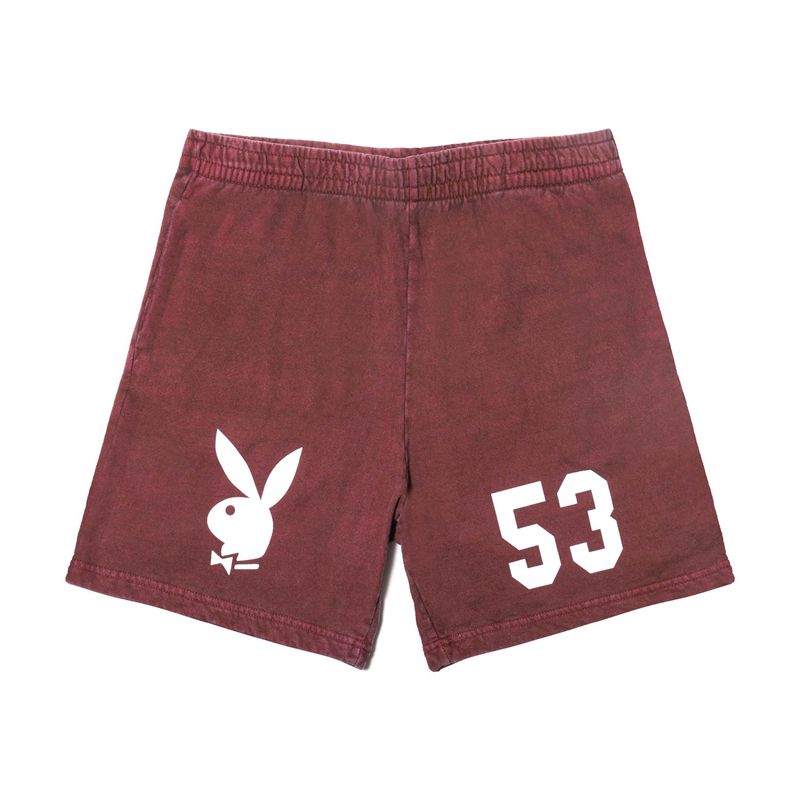 Pantaloni Scurti Barbati Playboy 1953 Sweats Negrii | WYFE-42367