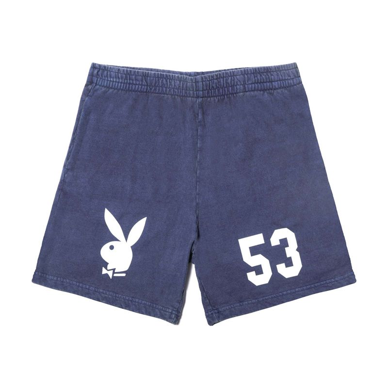 Pantaloni Scurti Barbati Playboy 1953 Sweats Negrii | WYFE-42367