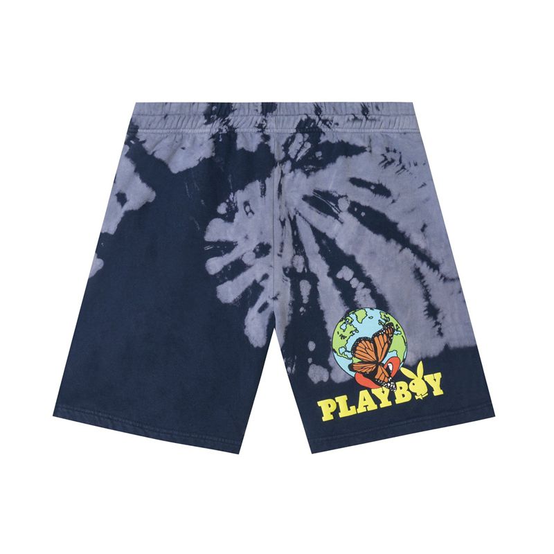 Pantaloni Scurti Barbati Playboy Au Naturel Sweat Negrii Violet | ODZY-04387