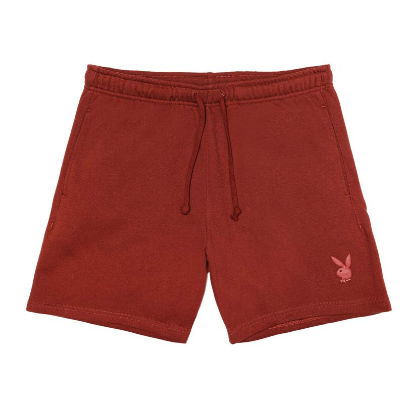 Pantaloni Scurti Barbati Playboy Haus Sweats Maro | AQKB-95247