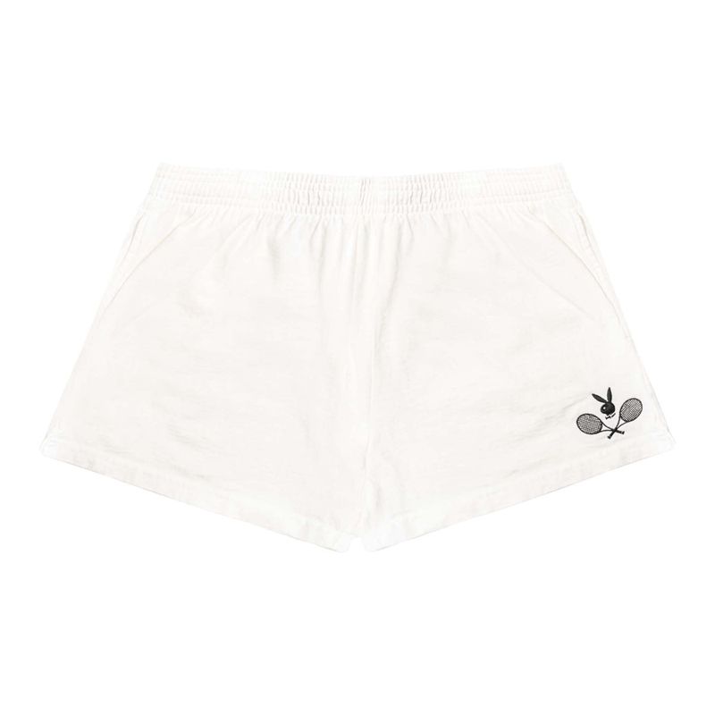 Pantaloni Scurti Barbati Playboy Tenis Club Albi | TEOY-26935