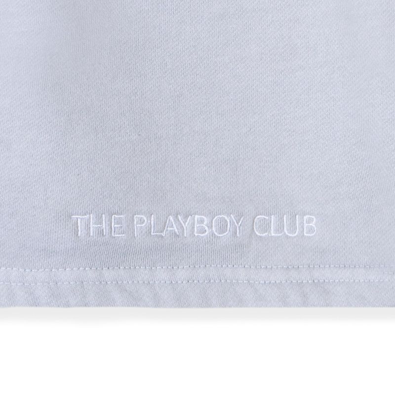 Pantaloni Scurti Barbati Playboy Vip Club Sweat Gri | POFN-49287