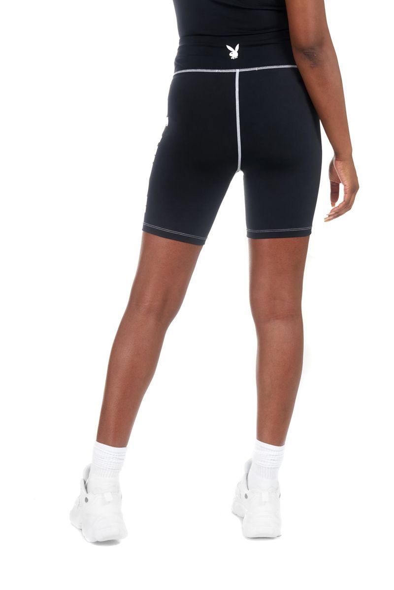 Pantaloni Scurti Dama Playboy Active Bikes Albastri | PQGF-52613