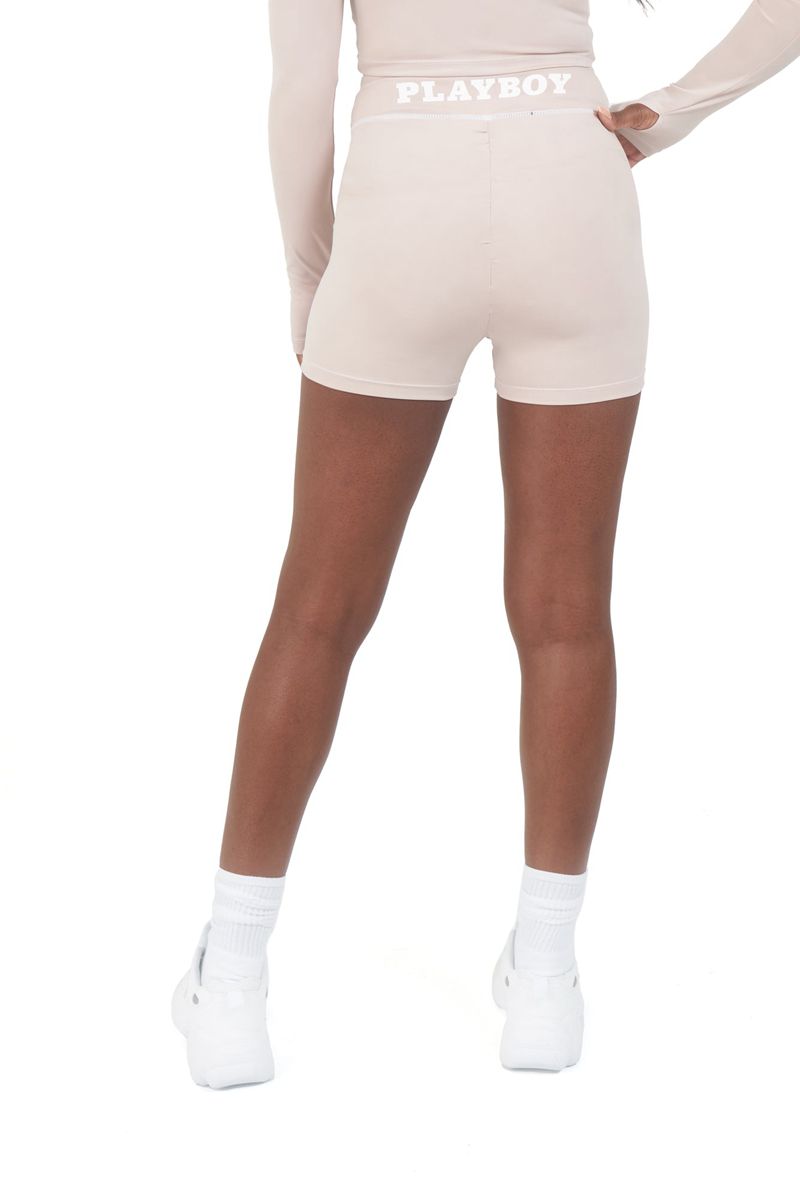 Pantaloni Scurti Dama Playboy Active Rucheds Negrii | FSQK-30264