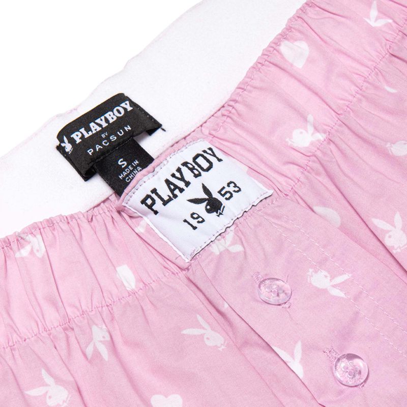 Pantaloni Scurti Dama Playboy Bunny Boxers Negrii | CISZ-61895