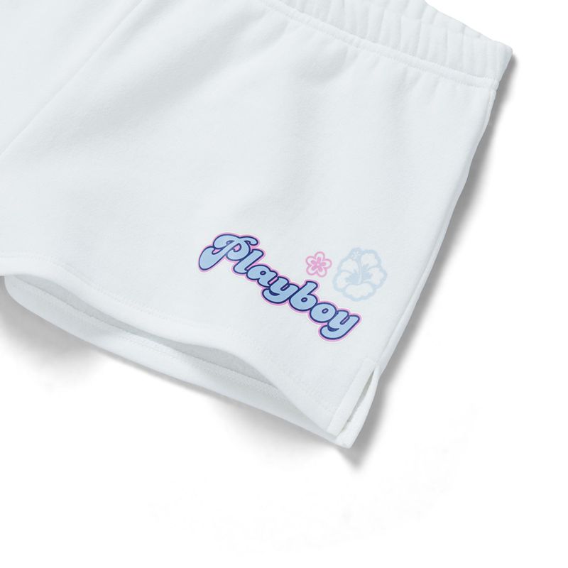 Pantaloni Scurti Dama Playboy Coconut Girlys Albi | XEJA-65704