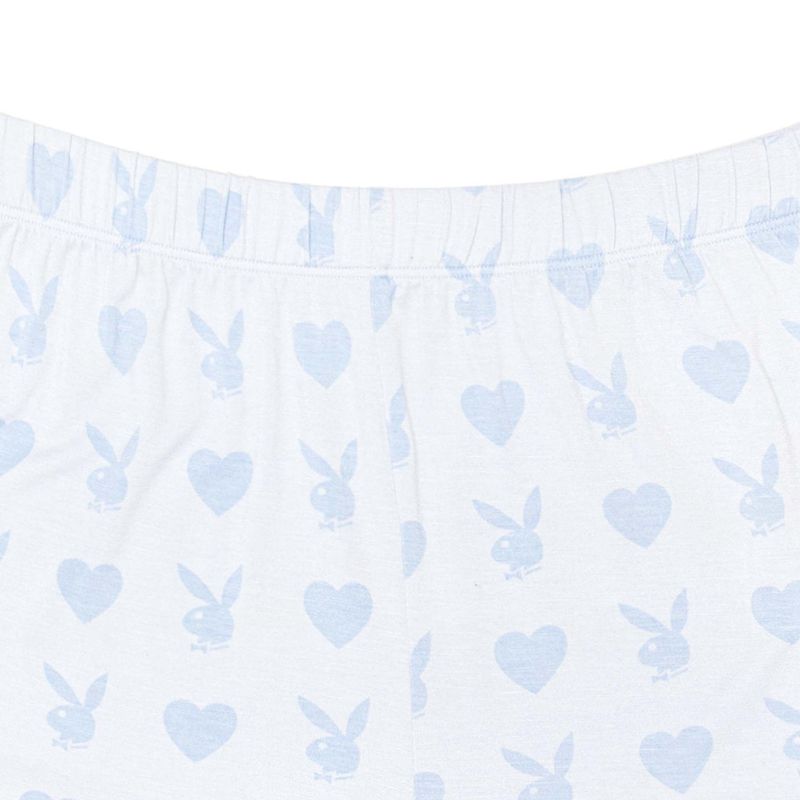 Pantaloni Scurti Dama Playboy Heart Bunny Sleeps Violet Inchis | VFAQ-86435