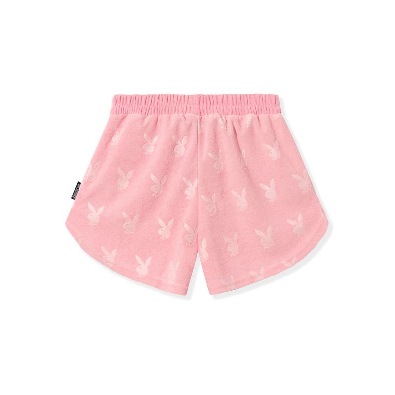 Pantaloni Scurti Dama Playboy Missguided Sport Alergat Roz | EGJX-68213