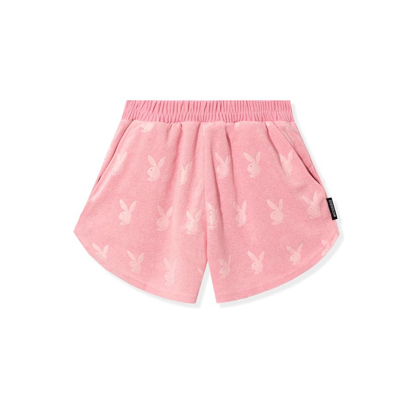 Pantaloni Scurti Dama Playboy Missguided Sport Alergat Roz | EGJX-68213