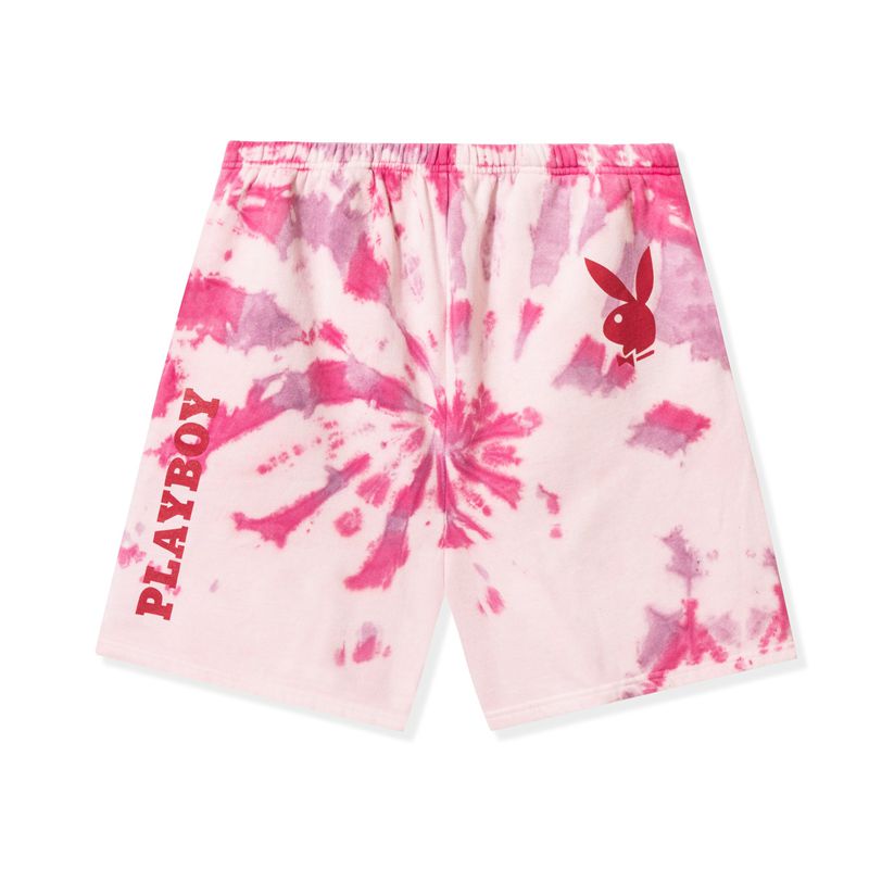 Pantaloni Scurti Dama Playboy Playmate Pink Tie Dye Violet Albi | AQWC-87315