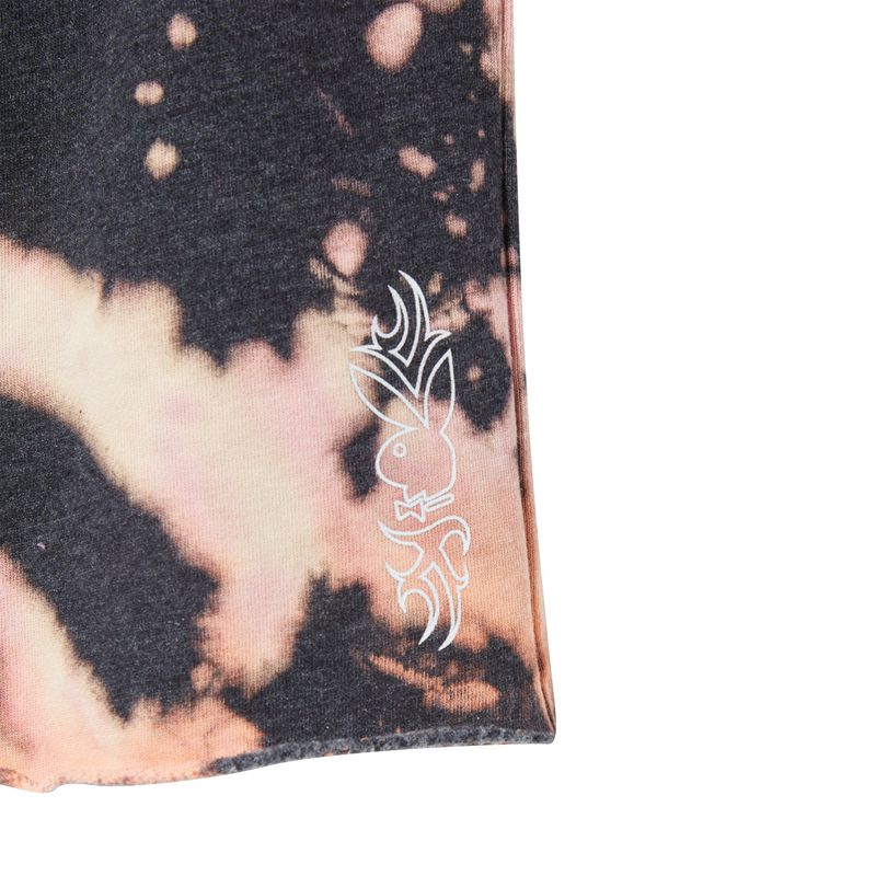 Pantaloni Scurti Dama Playboy Tie-Dye Grunge Sweat Colorati | HOYF-20738