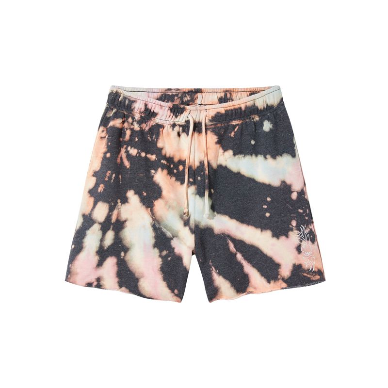 Pantaloni Scurti Dama Playboy Tie-Dye Grunge Sweat Colorati | HOYF-20738