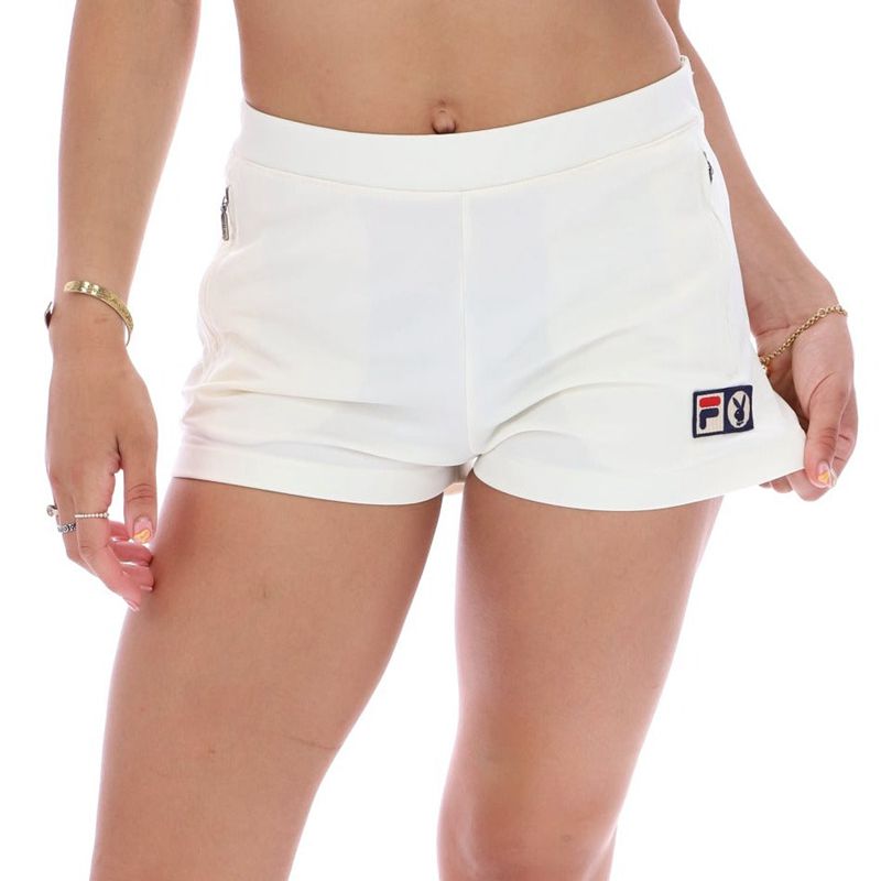 Pantaloni Scurti Dama Playboy X Fila Jeana Albi | DTYO-81524