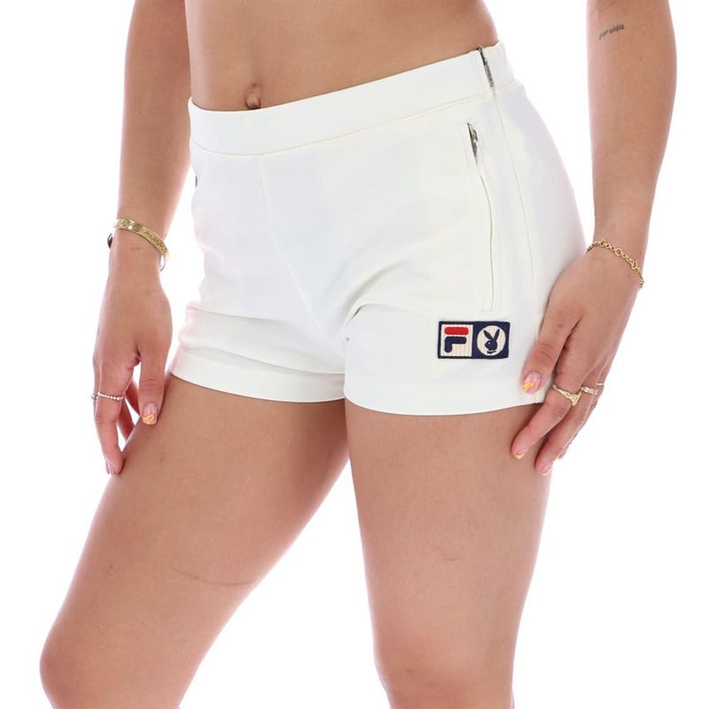 Pantaloni Scurti Dama Playboy X Fila Jeana Albi | DTYO-81524