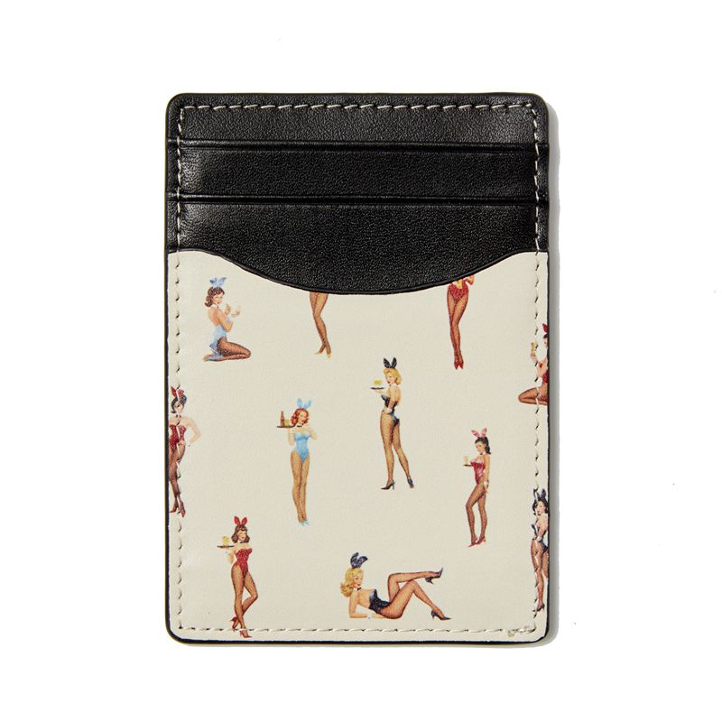 Portofel Barbati Playboy Duke + Dexter Vintage Playmate Cardholder Negrii | BUXD-75642