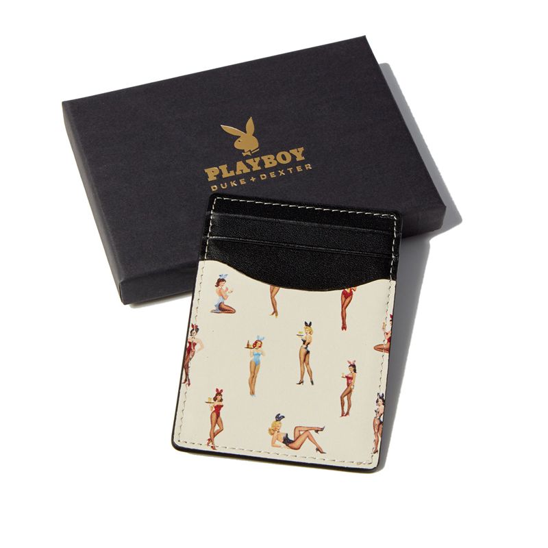 Portofel Barbati Playboy Duke + Dexter Vintage Playmate Cardholder Negrii | BUXD-75642