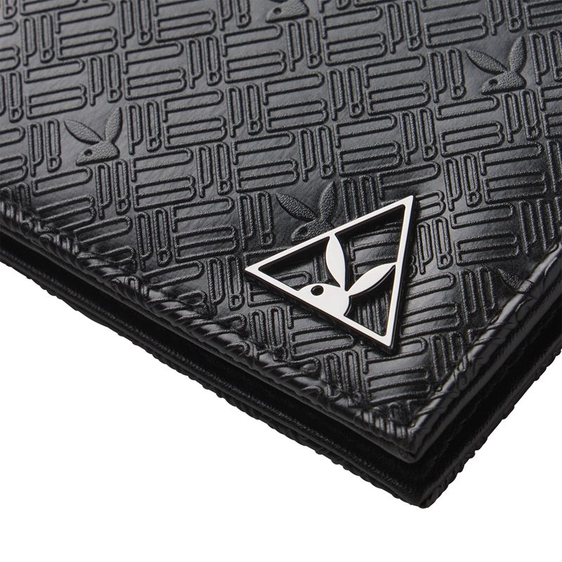 Portofel Barbati Playboy Logo Bifold Portocalii | CJOD-27481