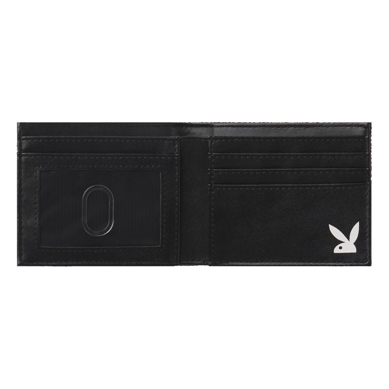 Portofel Barbati Playboy Logo Bifold Portocalii | CJOD-27481