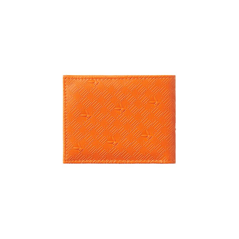 Portofel Barbati Playboy Logo Bifold Portocalii | CJOD-27481