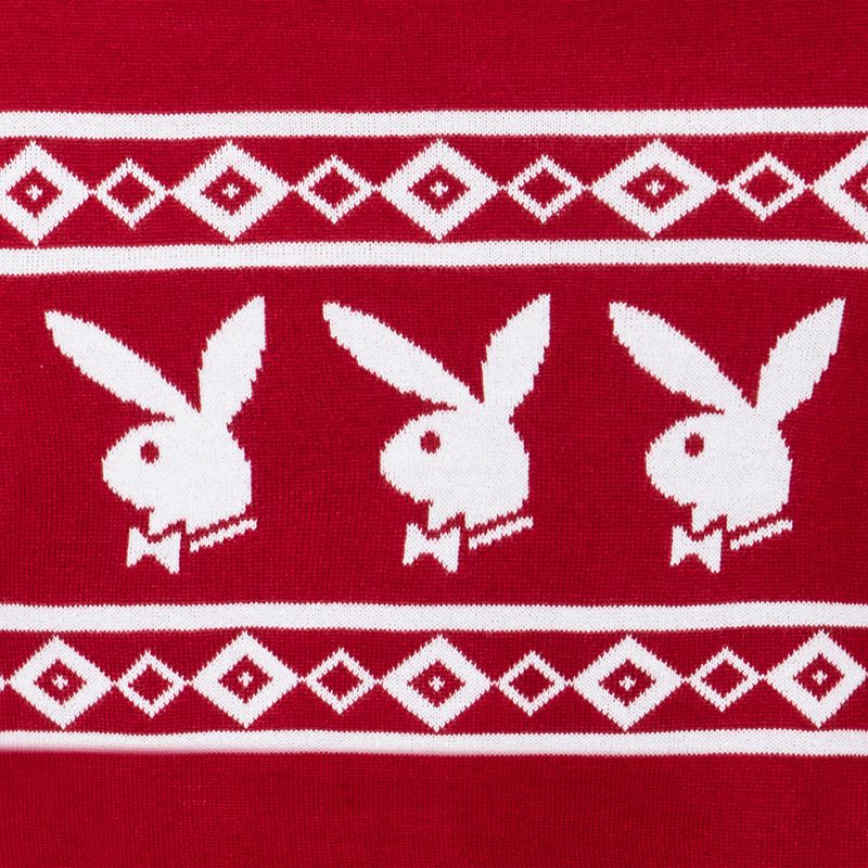 Pulovere Barbati Playboy Rabbit Head Knit Negrii | OTLW-67950