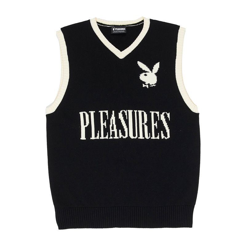 Pulovere Barbati Playboy X Pleasures Vintage Vest Verzi | OQGB-02571