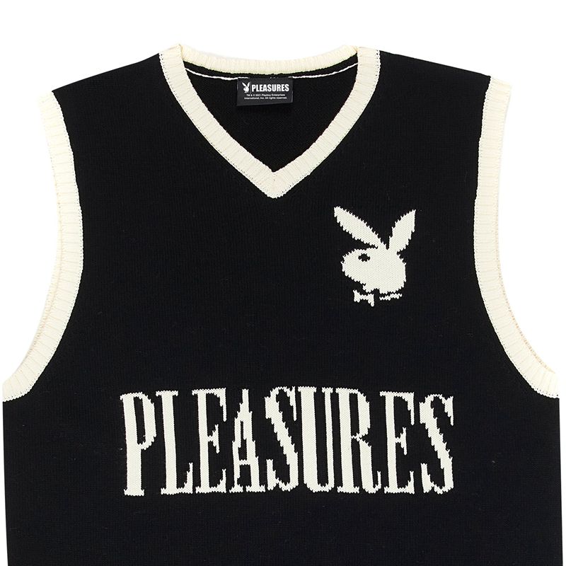 Pulovere Barbati Playboy X Pleasures Vintage Vest Verzi | OQGB-02571