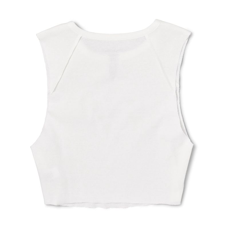 Tank Dama Playboy Doodle Notched Raglan Albi | YRXZ-67159