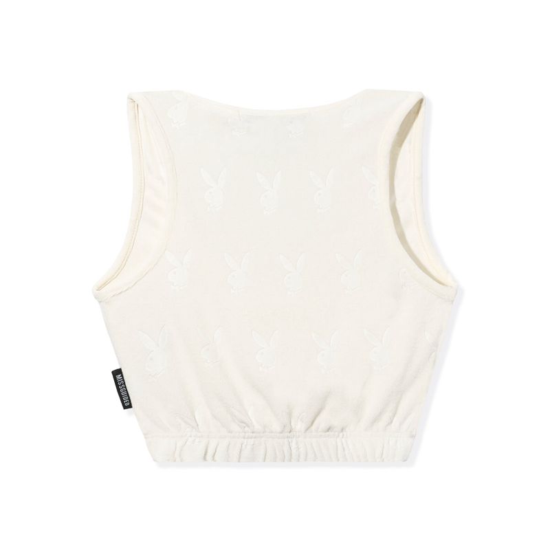 Tank Dama Playboy Missguided Sport Scoop Neck Roz | LXRD-08793