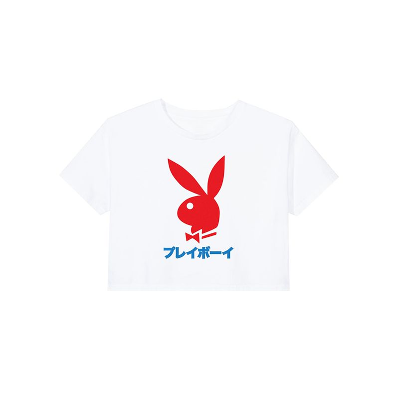 Tricouri Dama Playboy Japanese Rabbit Head Negrii | NWBS-96541