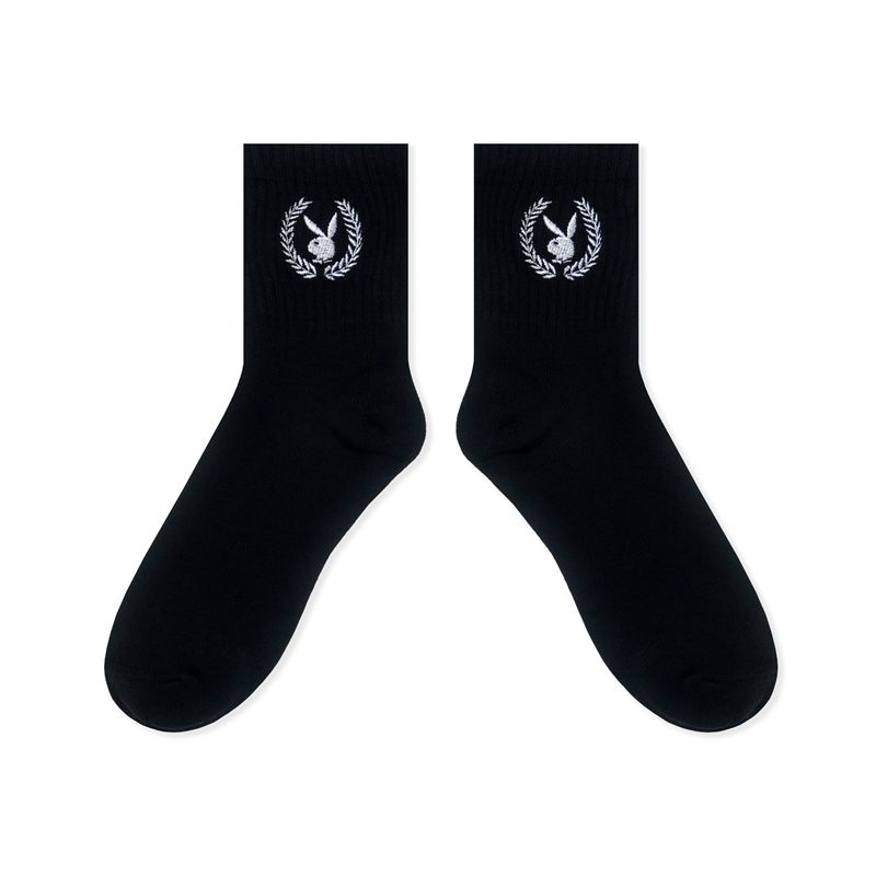 Îmbrăcăminte De Lounge Dama Playboy Laurel Leaf Socks Albastri Deschis | TKHD-02415