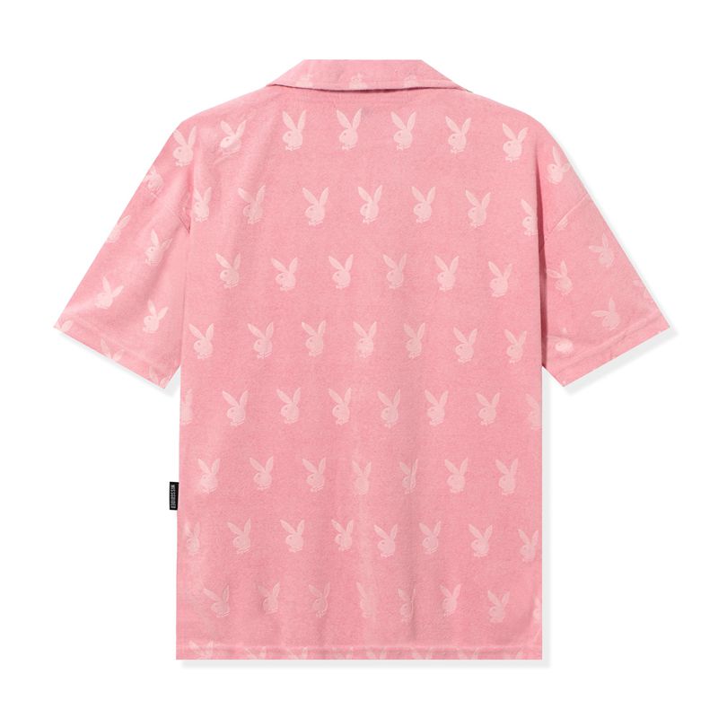 Îmbrăcăminte De Lounge Dama Playboy Missguided Sport Button Down Shirt Roz | LCQE-40928