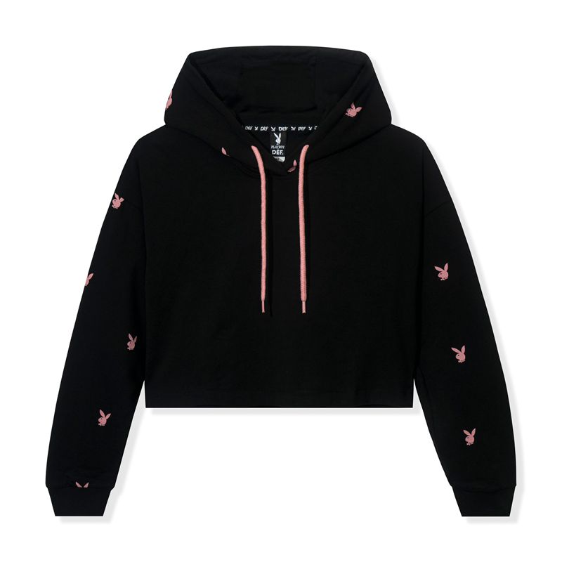 Îmbrăcăminte De Lounge Dama Playboy Rabbit Head Sweat Negrii | CUSR-85037