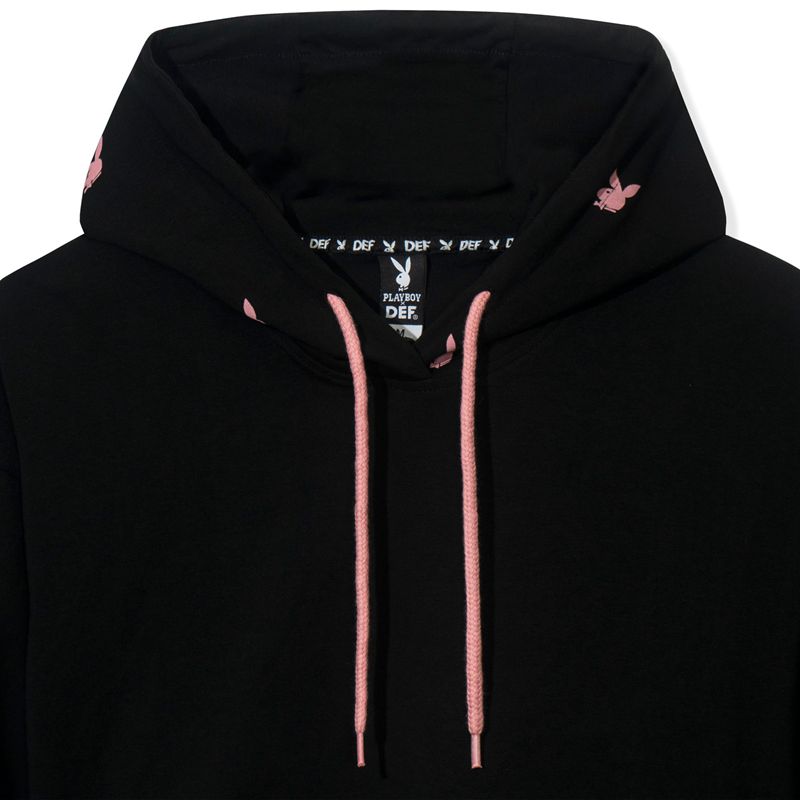 Îmbrăcăminte De Lounge Dama Playboy Rabbit Head Sweat Negrii | CUSR-85037