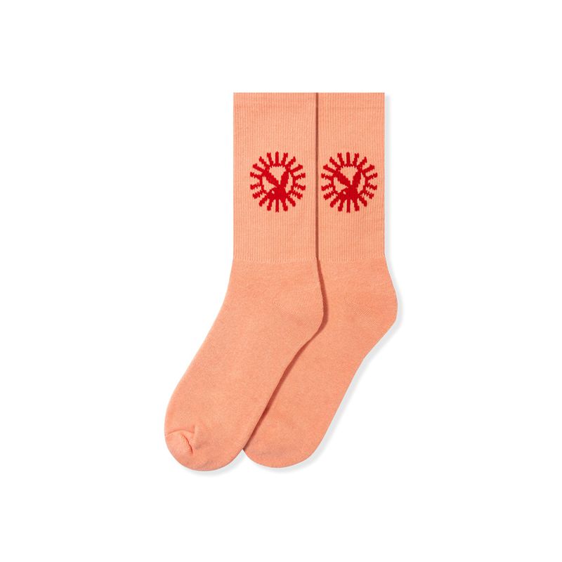 Îmbrăcăminte De Lounge Dama Playboy Sun Up Socks Albi | SYFM-61789